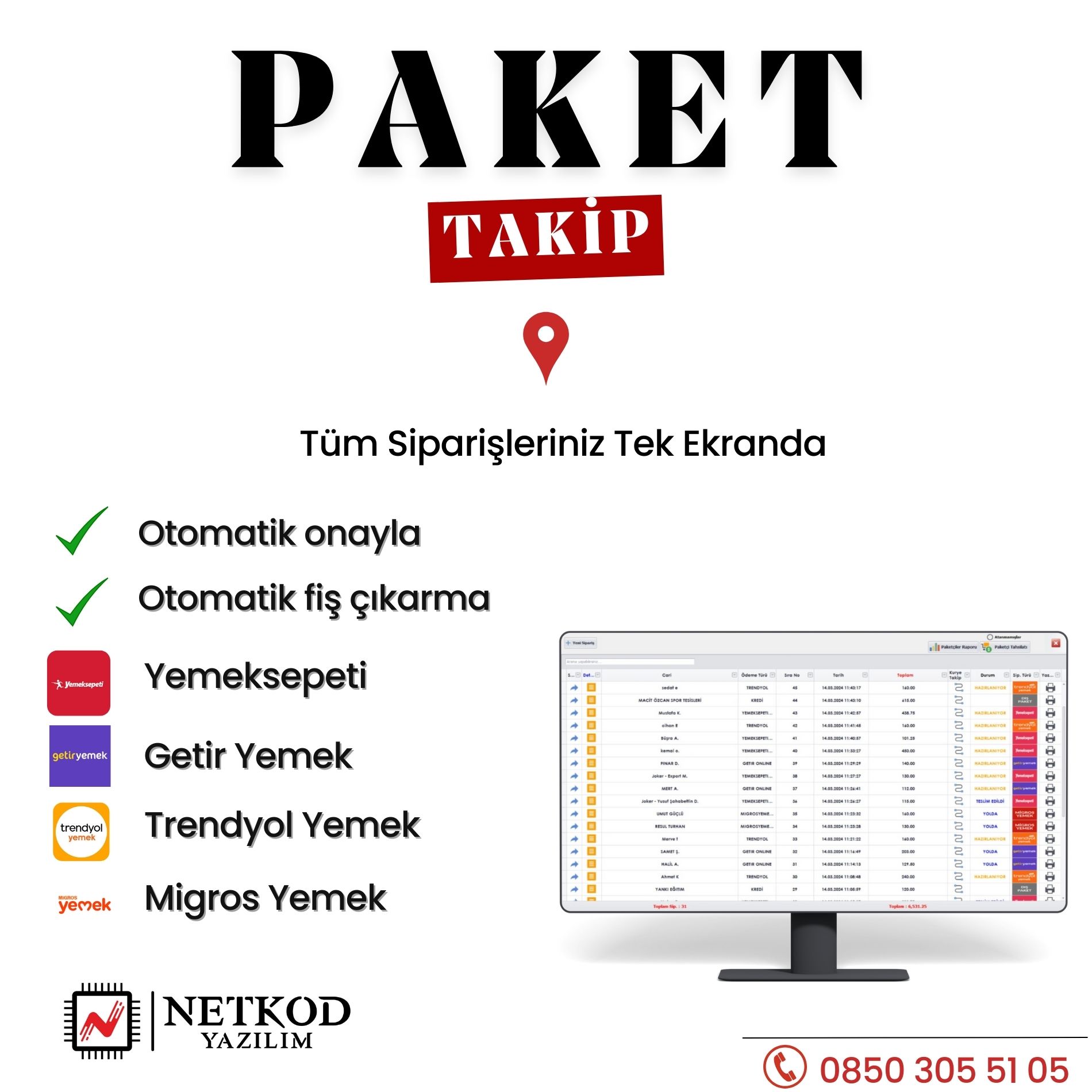 Satışlarınızı hızlandırın! Yazarkasa entegrasyonlu satış programımızla işinizi kolaylaştırın. Hızlı, güvenilir ve pratik çözüm (1)